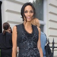 Rosario Dawson - London Fashion Week Spring Summer 2012 - Julien Macdonald - Outside